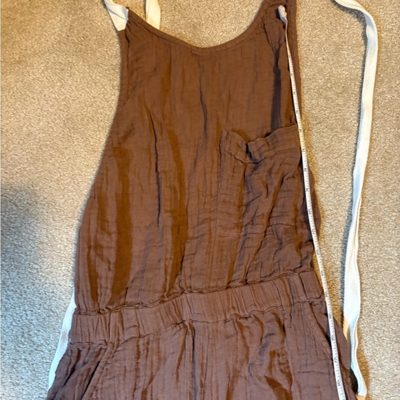 Free People Brown Wide-Leg Jumpsuit - Picture 3 of 6